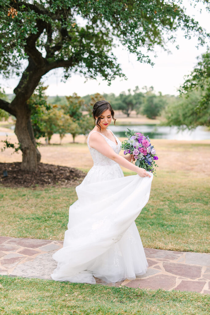 Gorgeous bride of Ma Maison wedding venue