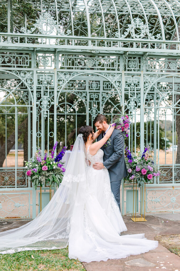 Green Cathedral outdoor wedding ceremony in Austin