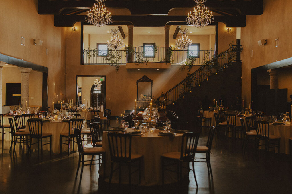 reception hall at Ma Maison wedding venue in Texas