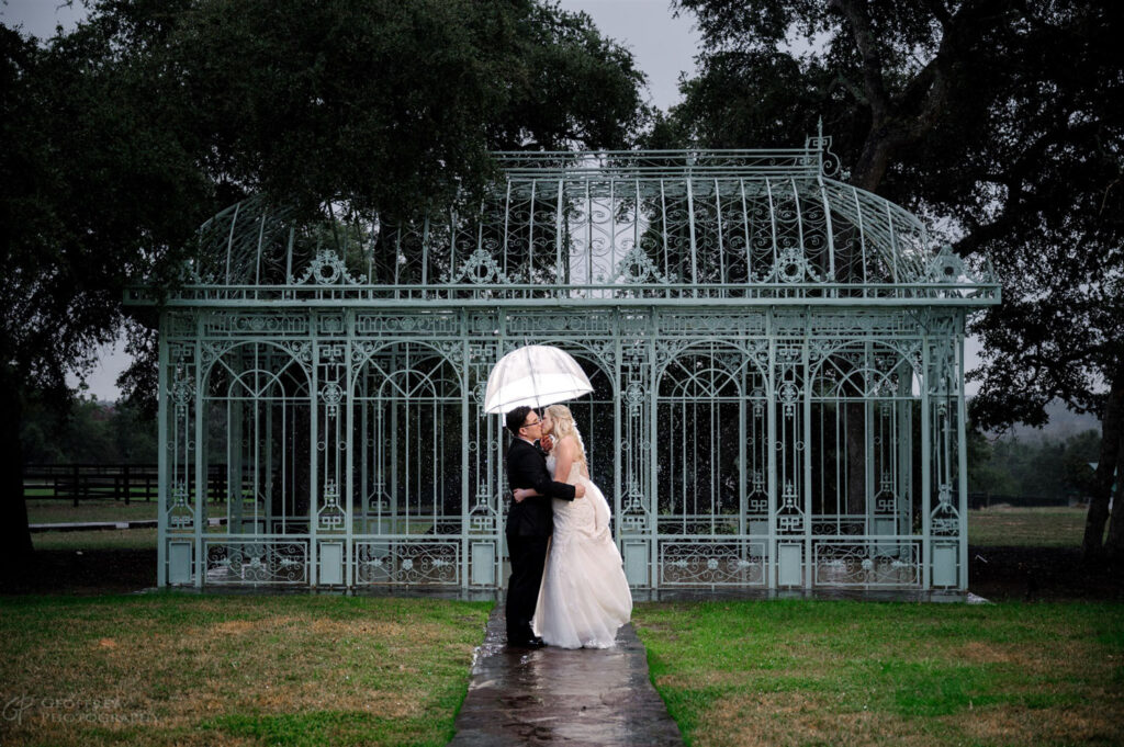 An Austin wedding venue perfect for a rainy wedding day