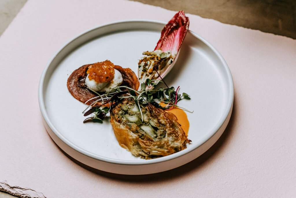 Artisanal Vegetarian Wedding Dish by Austin’s Best Caterers