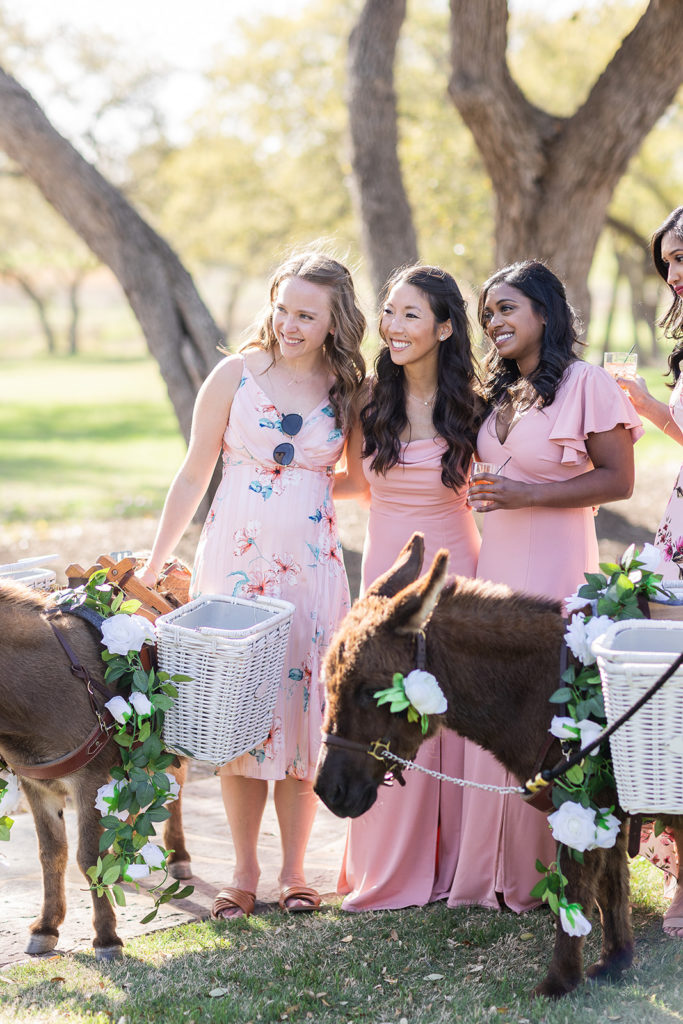 Couple has beer burros at their wedding as unique reception idea