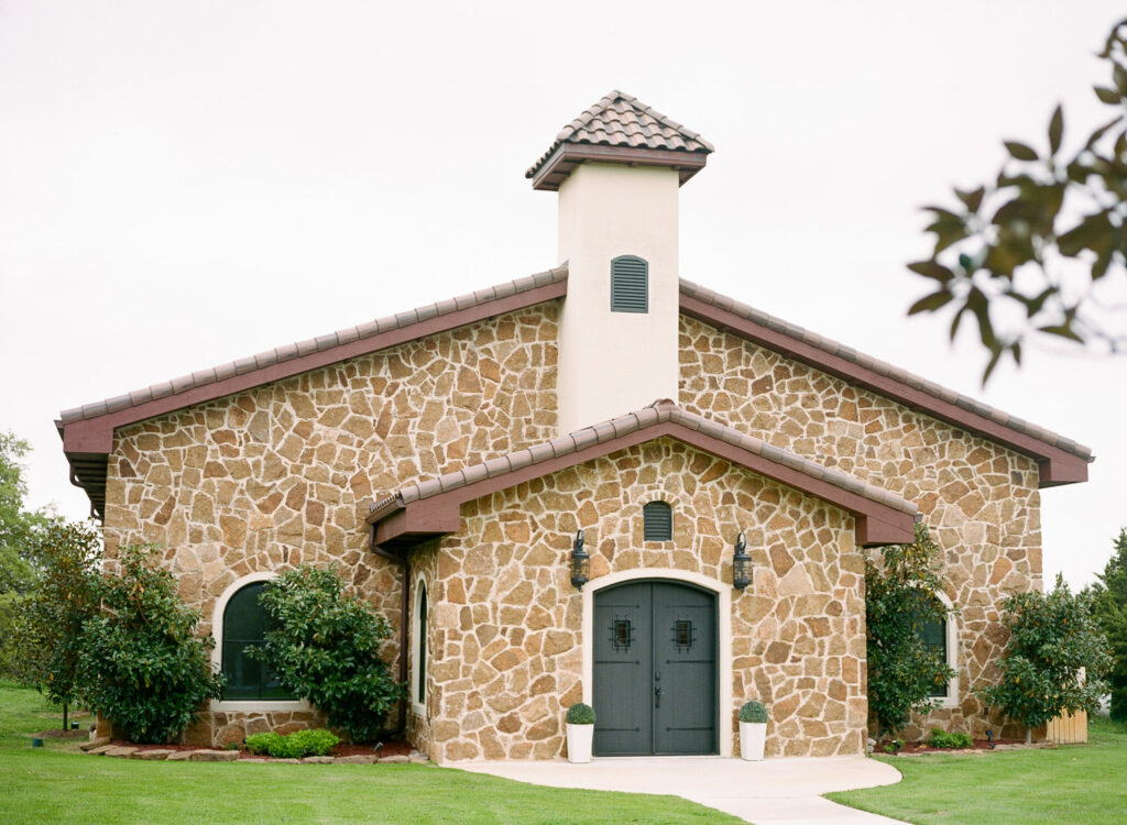 European exterior chapel at Ma Maison