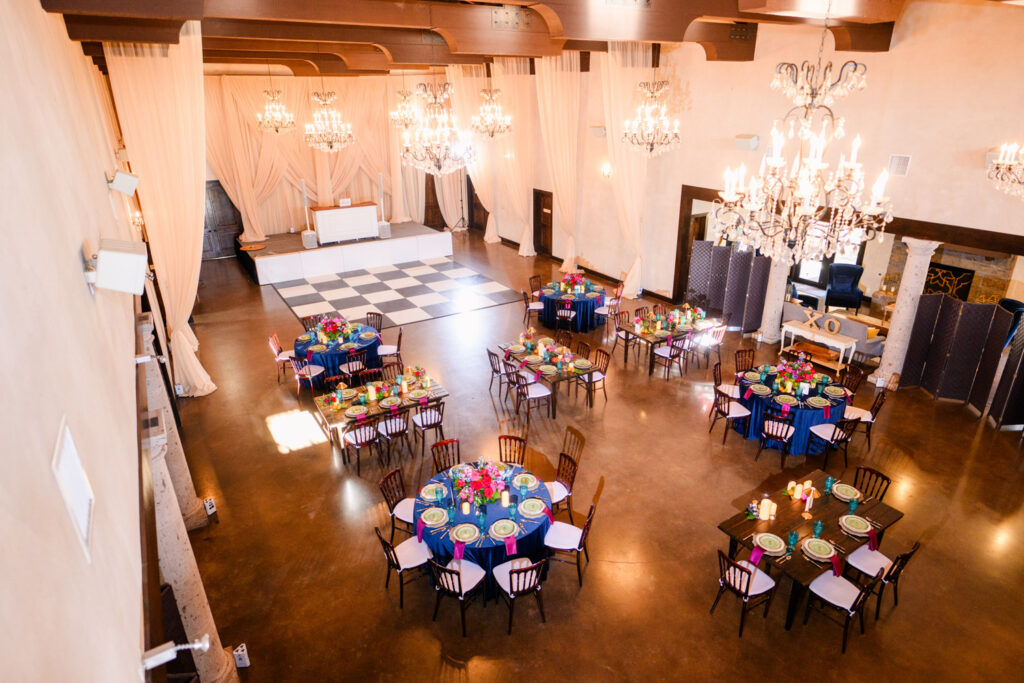 Elegant indoor venue for intimate weddings