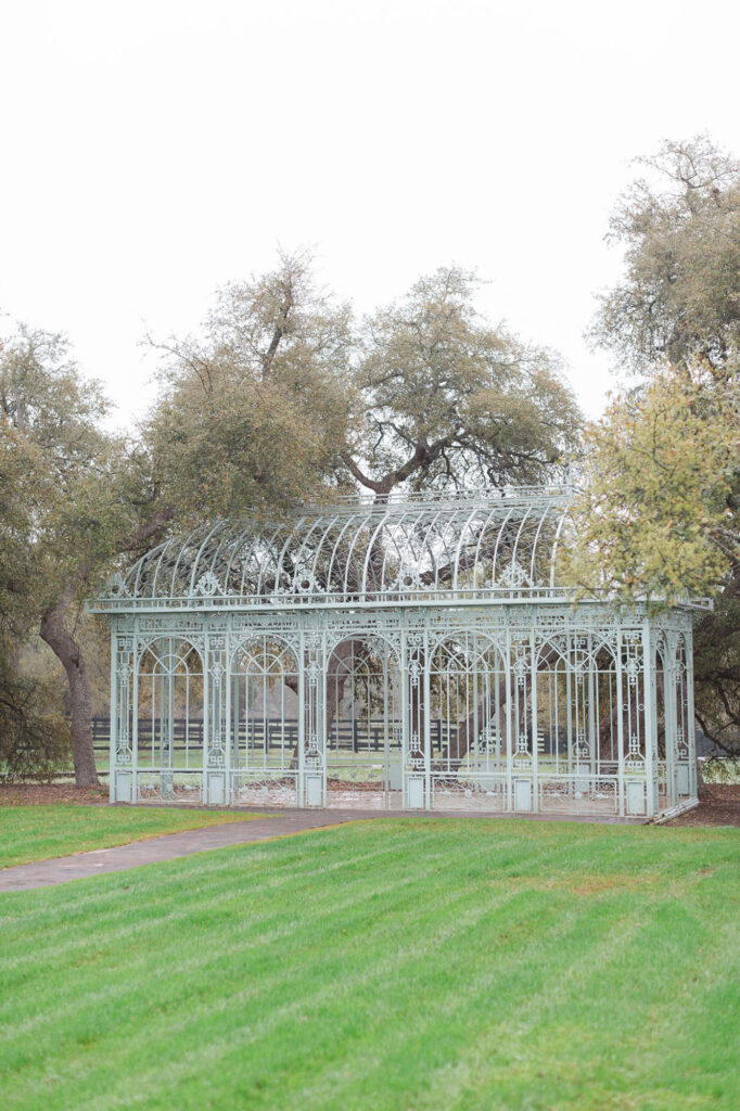 greenhouse structure at Ma Maison, wedding venue in Texas