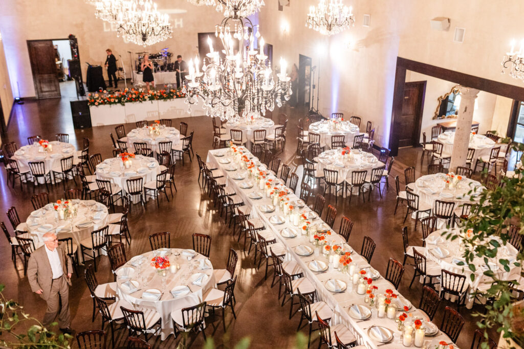 Elegant wedding reception at Ma Maison Great Hall