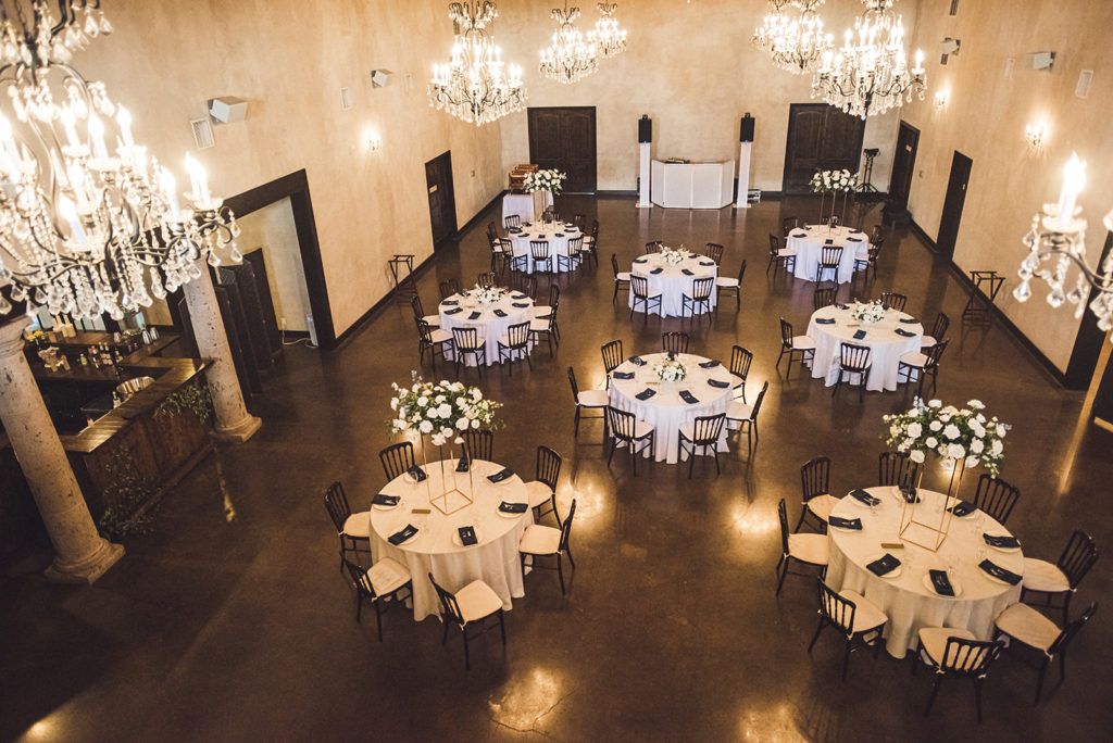 ballroom at one of the best places to get married in Texas