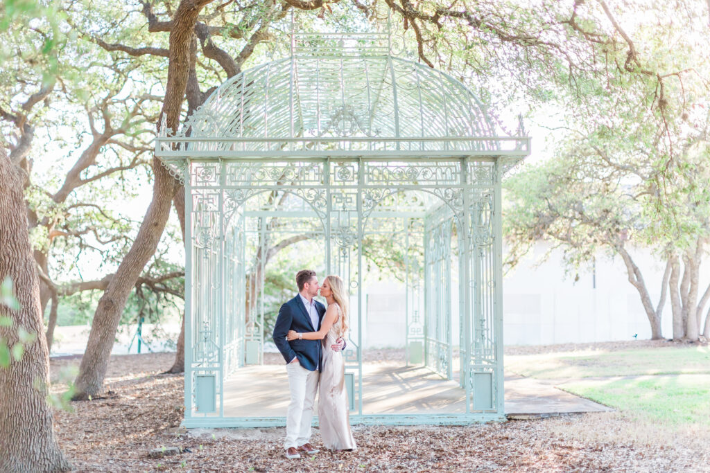 Chapel wedding ceremony at Ma Maison with romantic and classic decor.