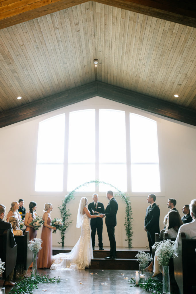 ceremony wedding details at Austin wedding venue