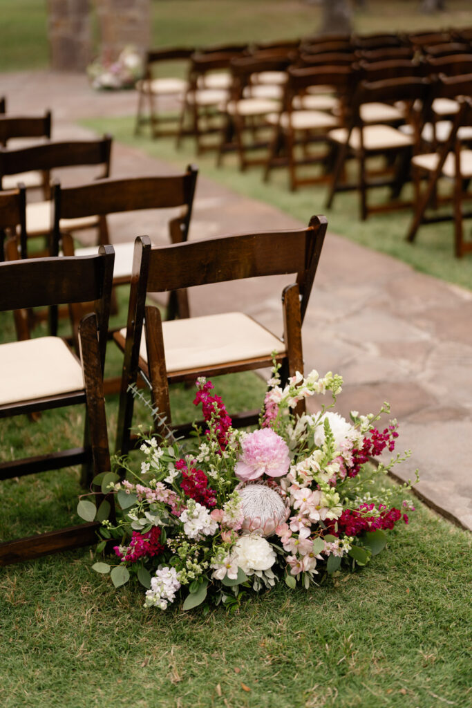 Elegant wedding floral detail for couples exploring wedding venues in Dallas